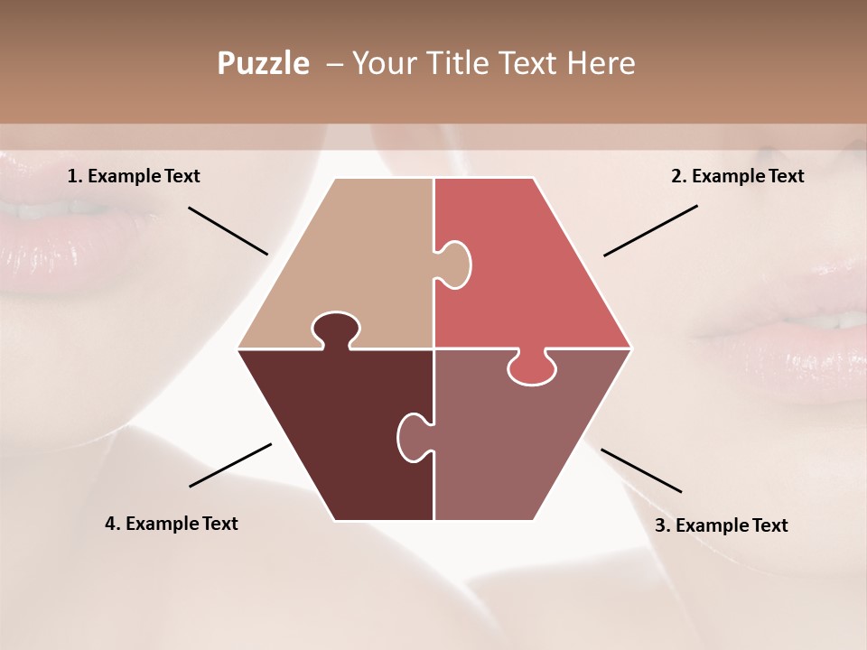 Pure Togetherness Close Up PowerPoint Template