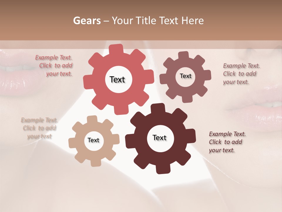 Pure Togetherness Close Up PowerPoint Template