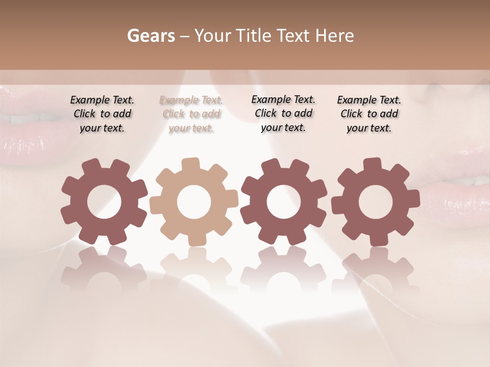Pure Togetherness Close Up PowerPoint Template