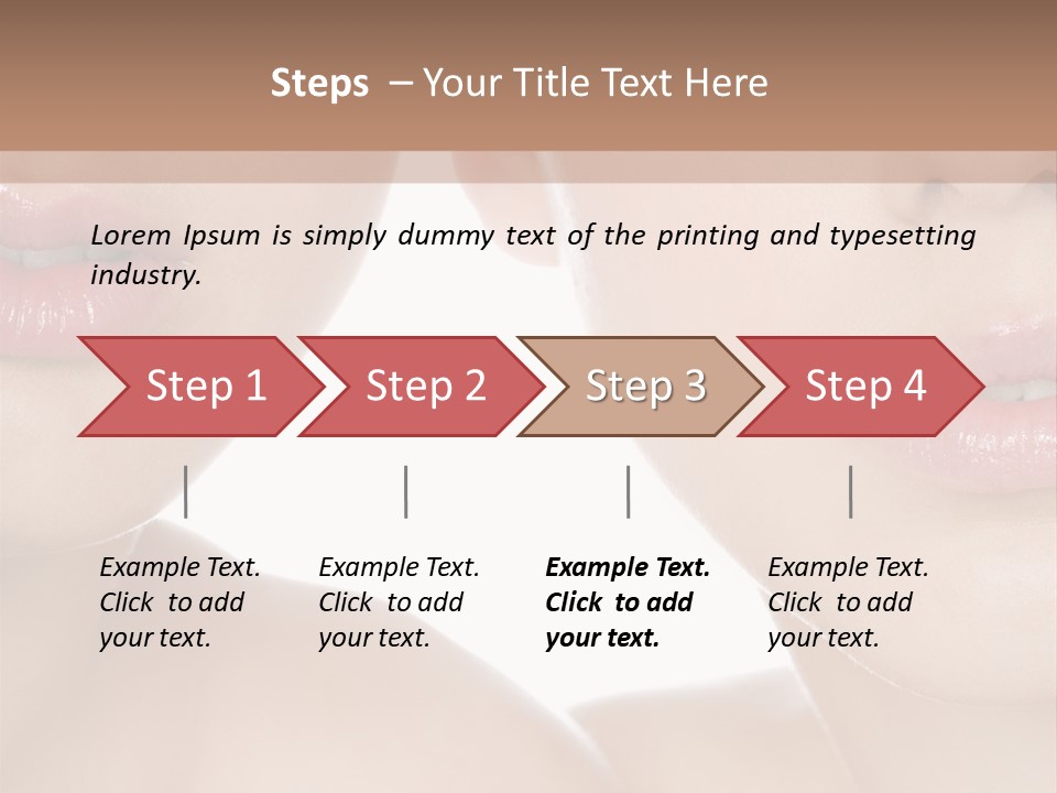 Pure Togetherness Close Up PowerPoint Template