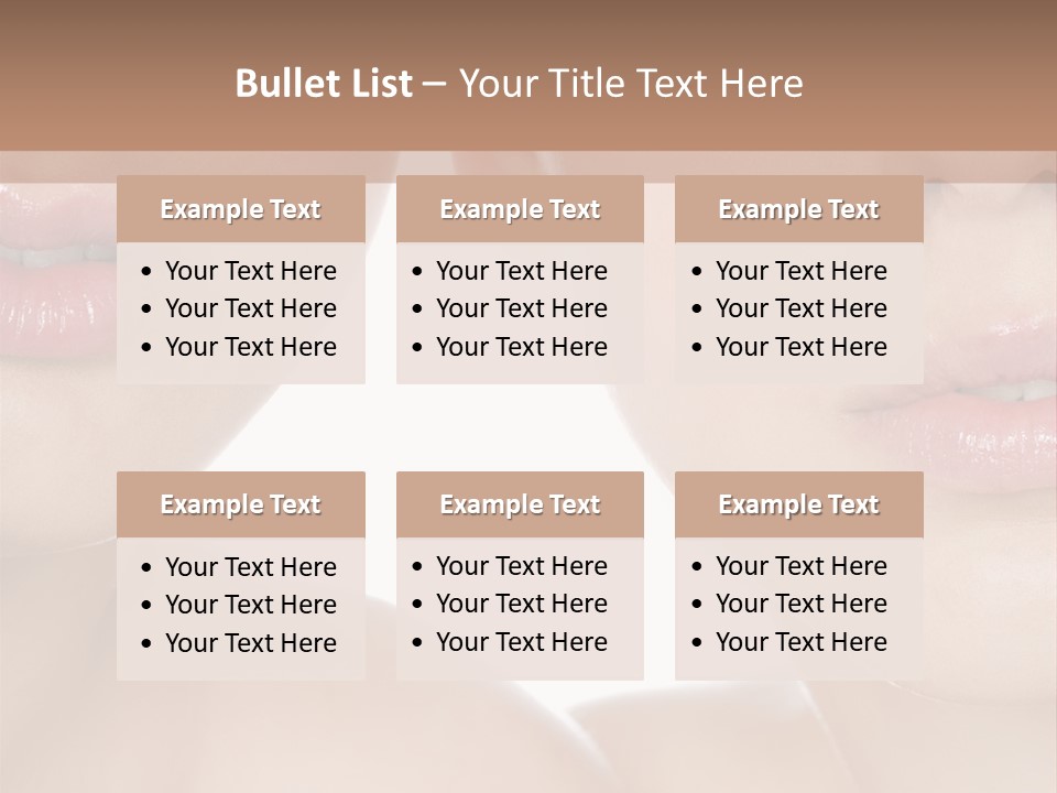 Pure Togetherness Close Up PowerPoint Template