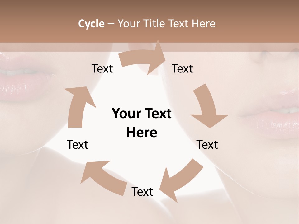 Pure Togetherness Close Up PowerPoint Template