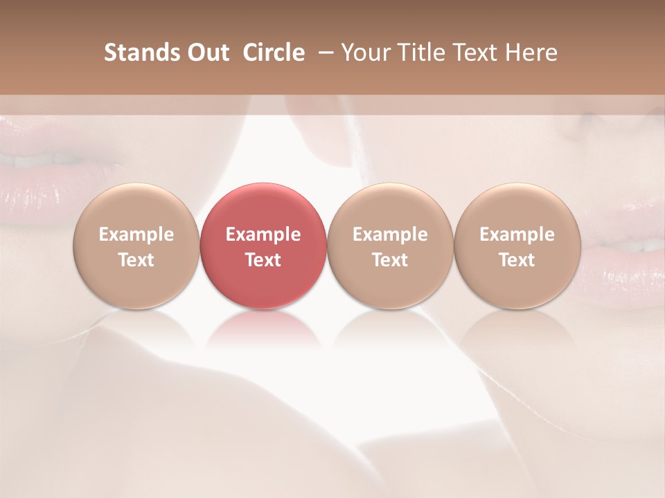 Pure Togetherness Close Up PowerPoint Template