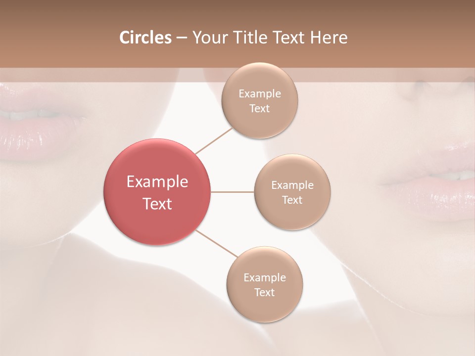 Pure Togetherness Close Up PowerPoint Template