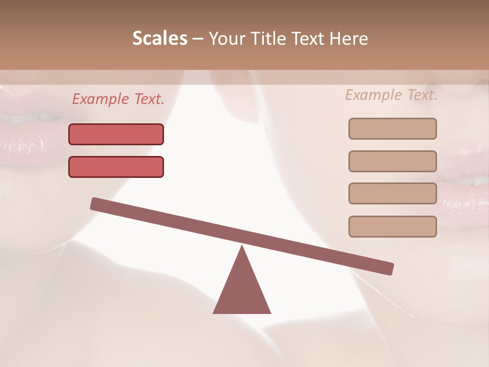 Pure Togetherness Close Up PowerPoint Template