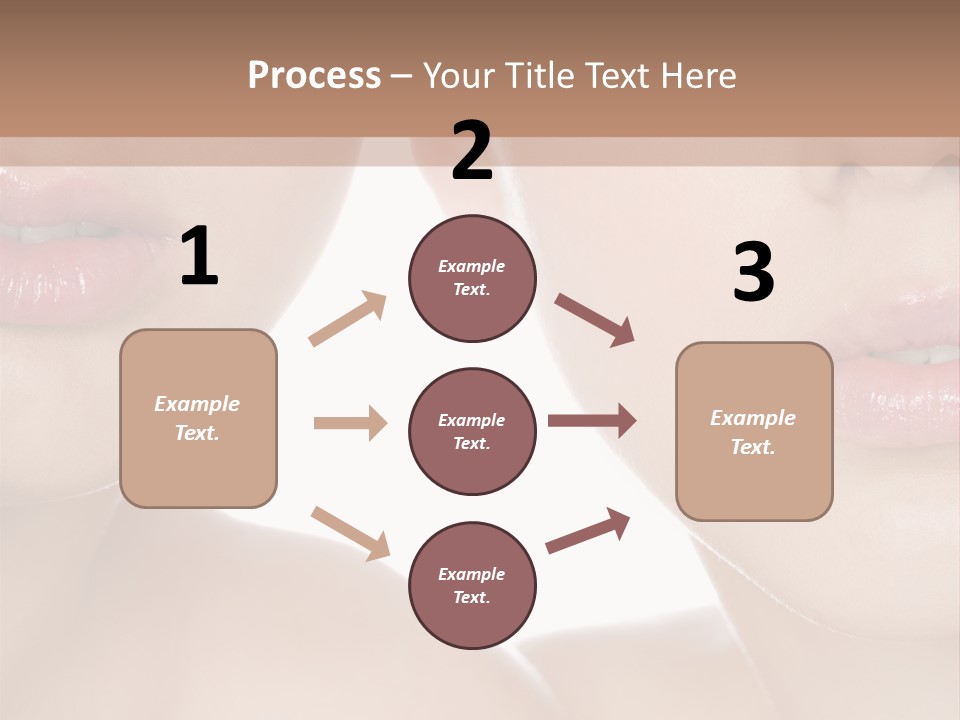 Pure Togetherness Close Up PowerPoint Template