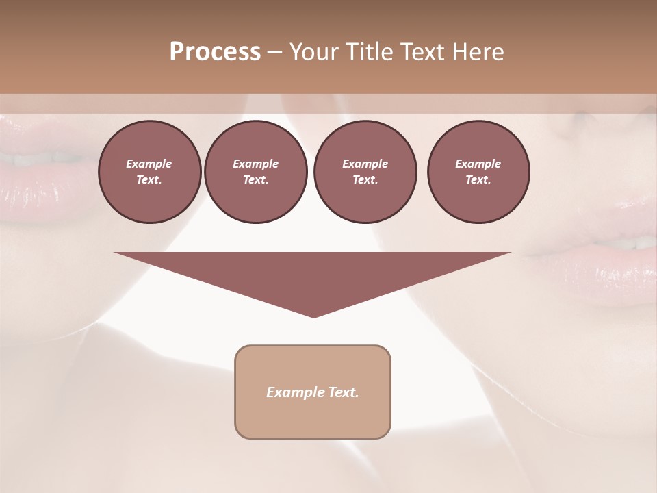 Pure Togetherness Close Up PowerPoint Template