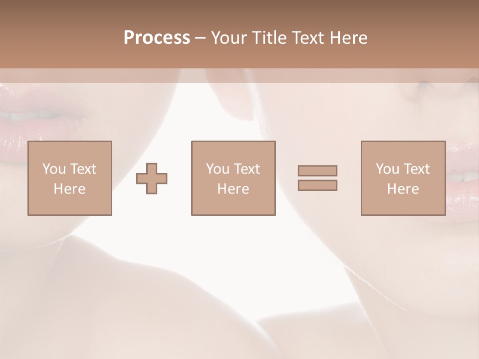 Pure Togetherness Close Up PowerPoint Template
