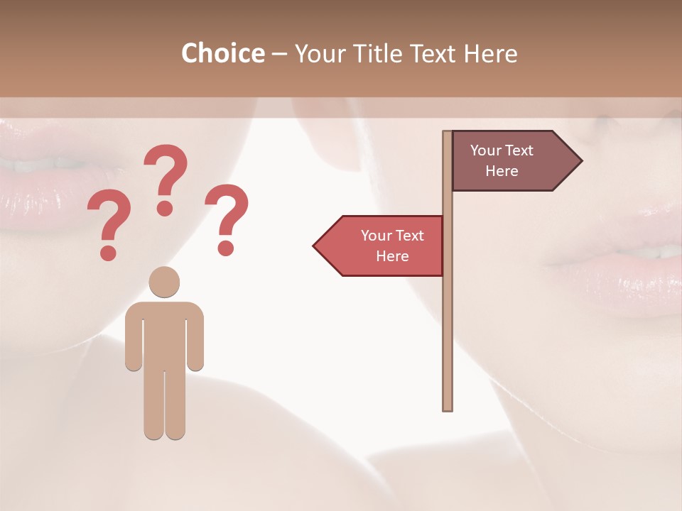 Pure Togetherness Close Up PowerPoint Template