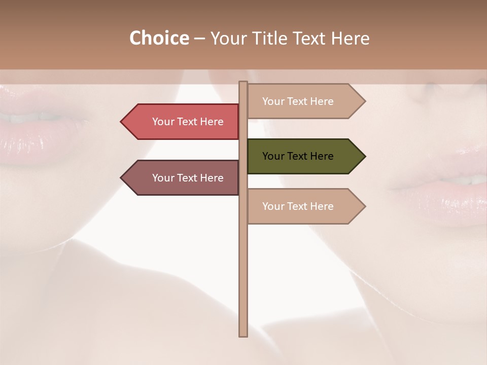 Pure Togetherness Close Up PowerPoint Template