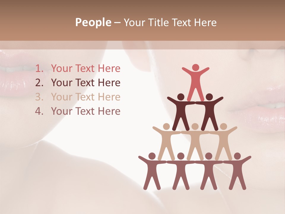 Pure Togetherness Close Up PowerPoint Template