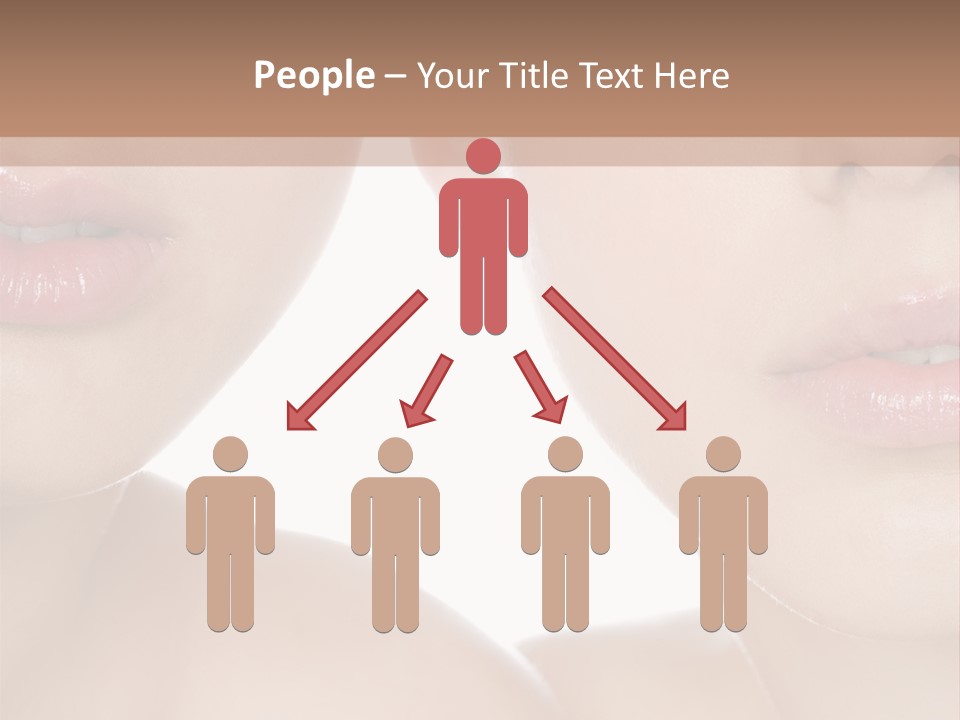 Pure Togetherness Close Up PowerPoint Template