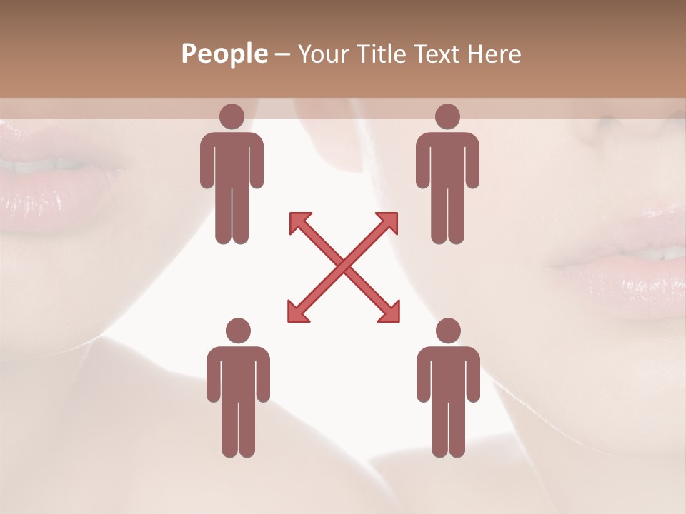 Pure Togetherness Close Up PowerPoint Template