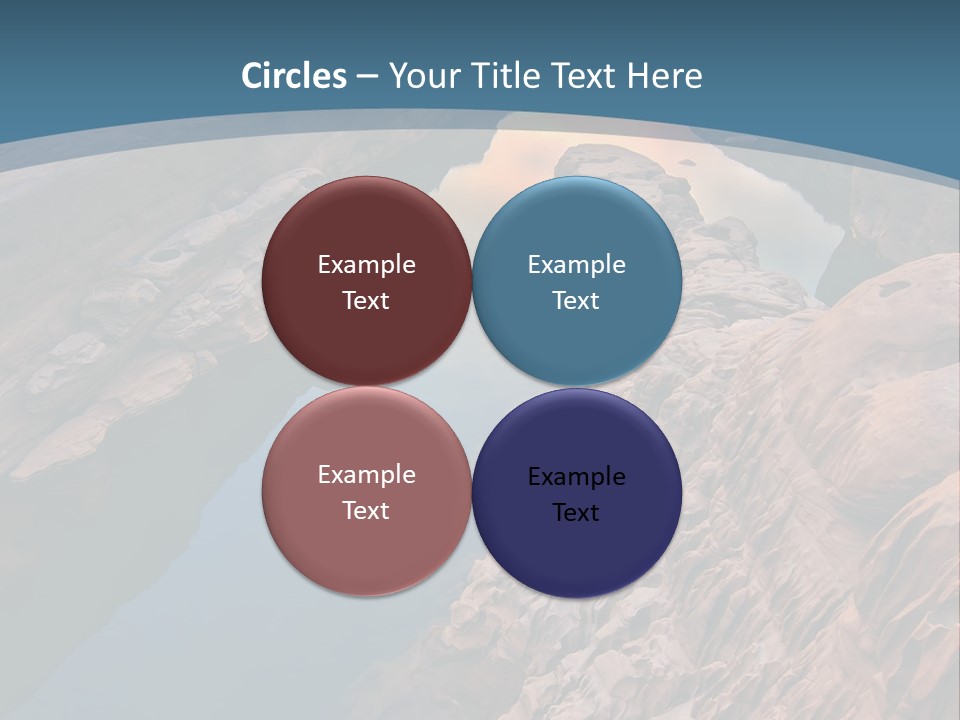 Canal Attraction Mekong PowerPoint Template