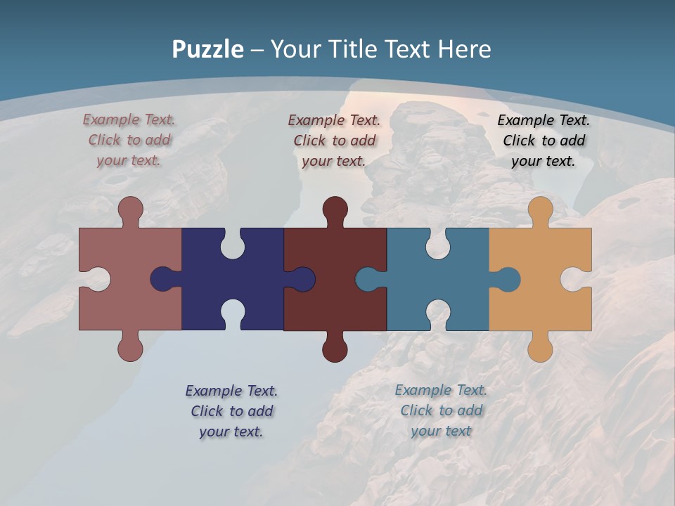 Canal Attraction Mekong PowerPoint Template