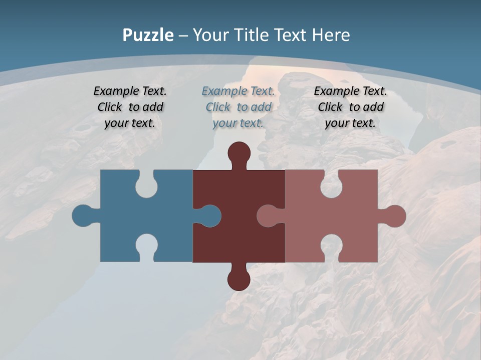 Canal Attraction Mekong PowerPoint Template