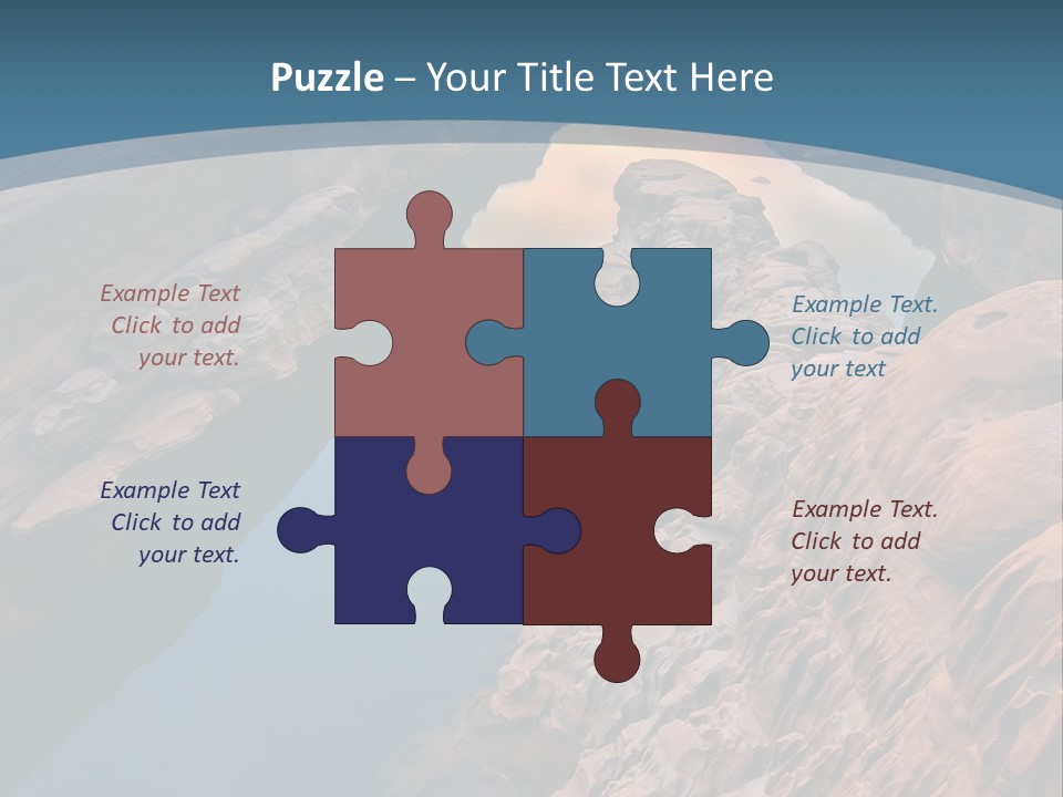 Canal Attraction Mekong PowerPoint Template