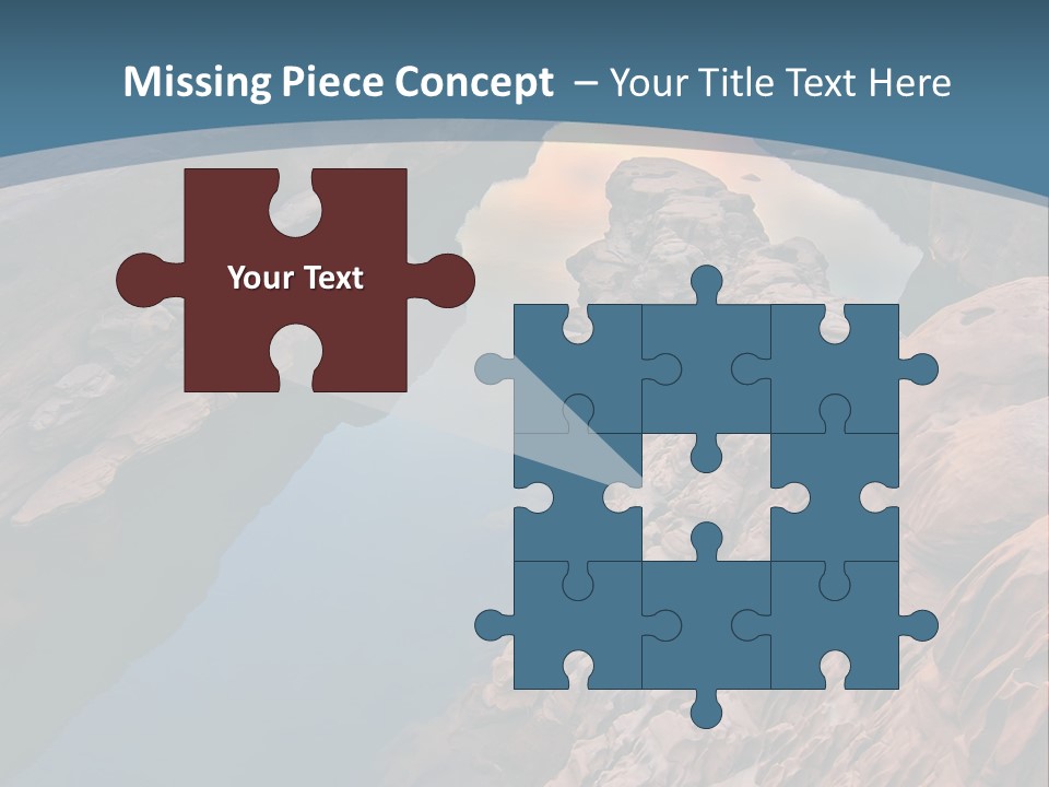 Canal Attraction Mekong PowerPoint Template