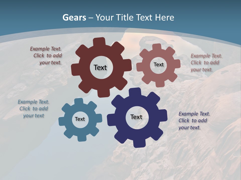 Canal Attraction Mekong PowerPoint Template