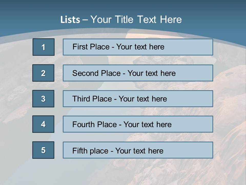 Canal Attraction Mekong PowerPoint Template