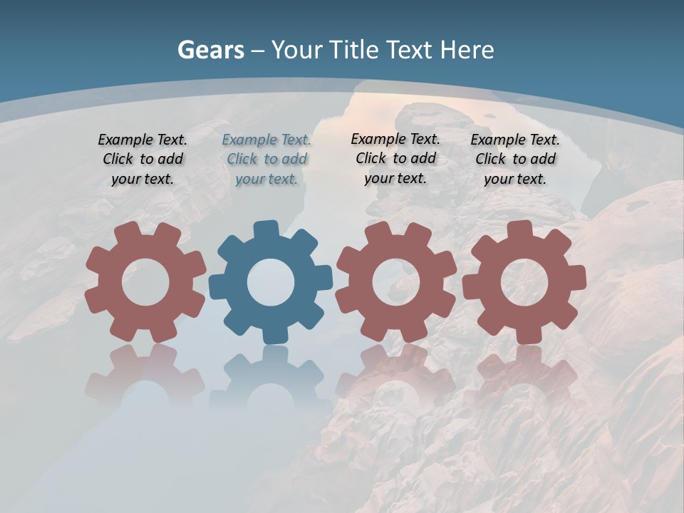 Canal Attraction Mekong PowerPoint Template