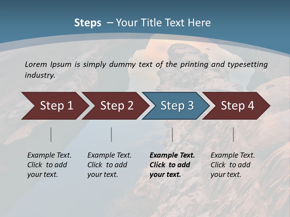 Canal Attraction Mekong PowerPoint Template