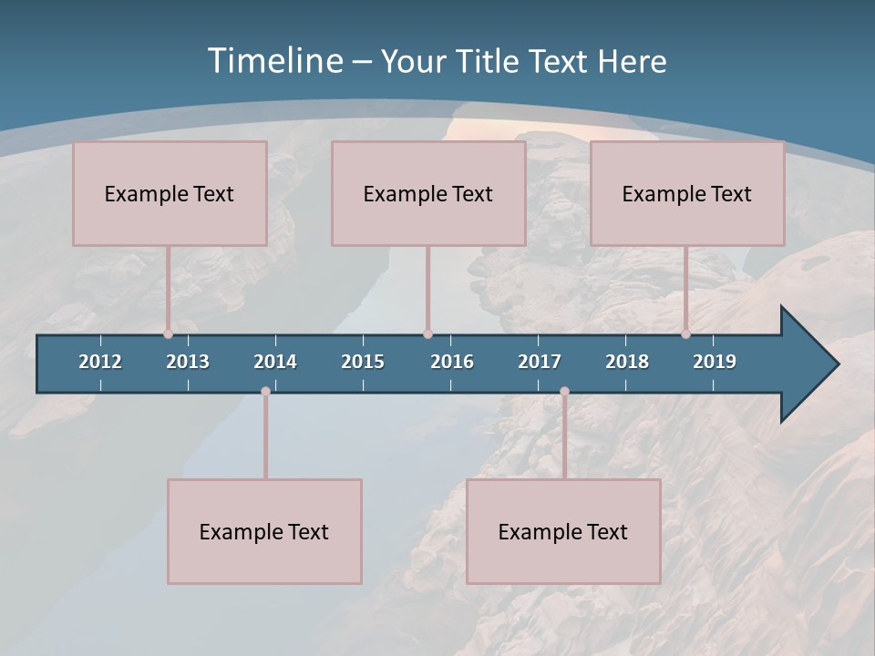 Canal Attraction Mekong PowerPoint Template