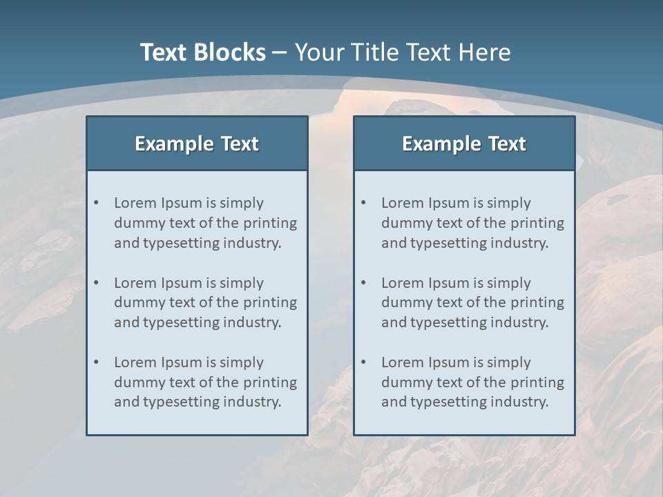 Canal Attraction Mekong PowerPoint Template