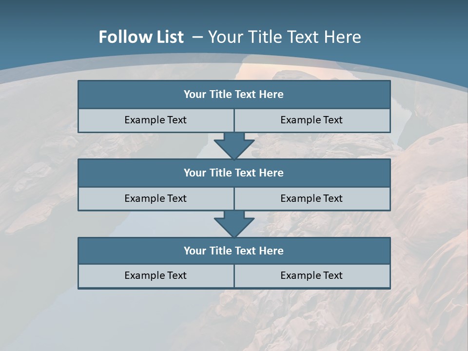 Canal Attraction Mekong PowerPoint Template