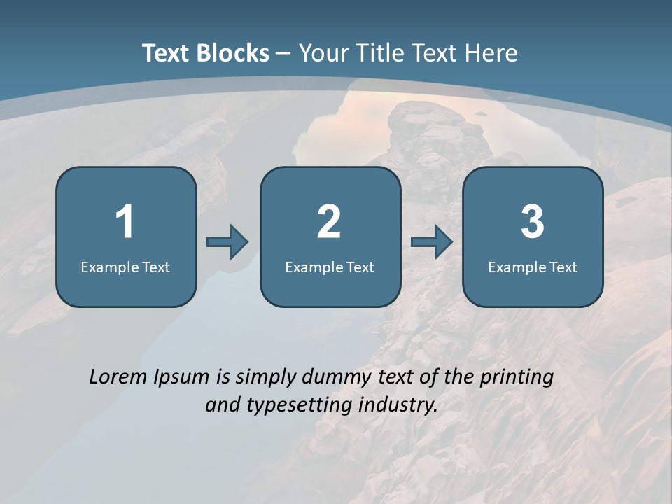 Canal Attraction Mekong PowerPoint Template