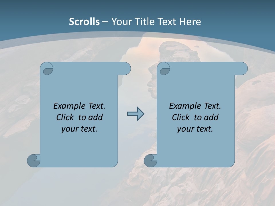 Canal Attraction Mekong PowerPoint Template