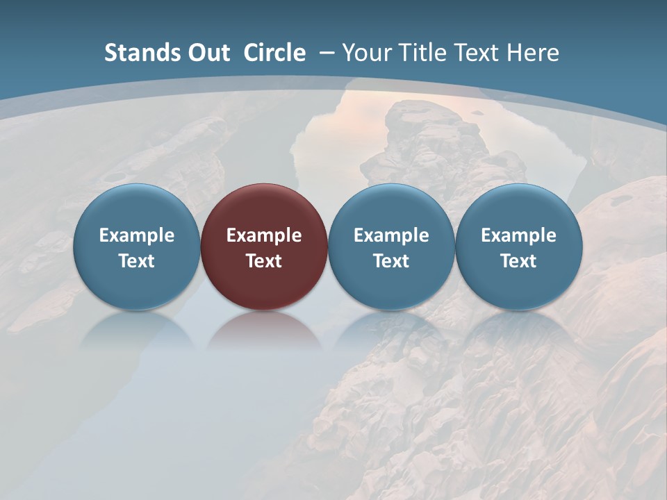 Canal Attraction Mekong PowerPoint Template