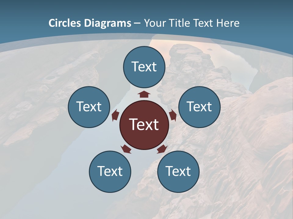 Canal Attraction Mekong PowerPoint Template