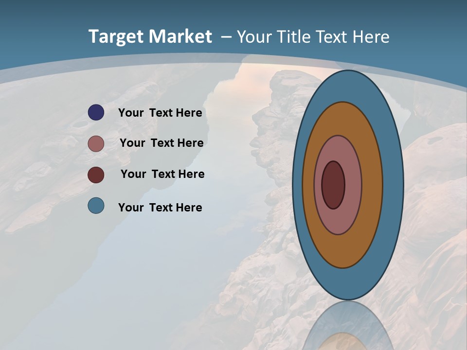 Canal Attraction Mekong PowerPoint Template