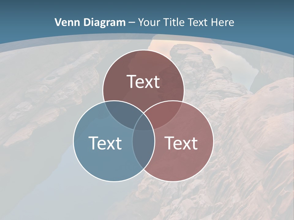 Canal Attraction Mekong PowerPoint Template