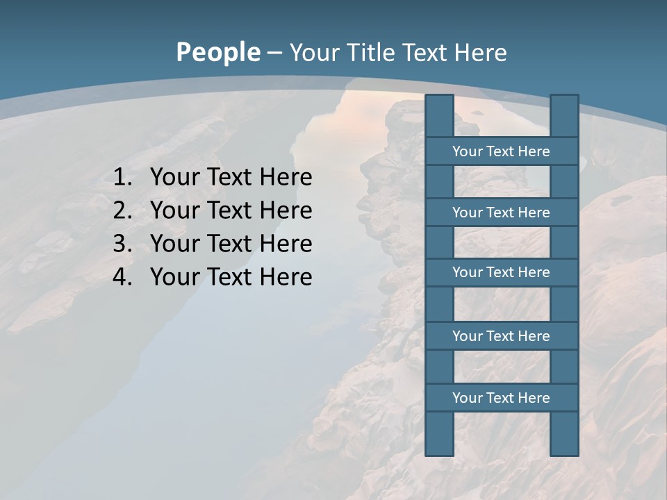 Canal Attraction Mekong PowerPoint Template