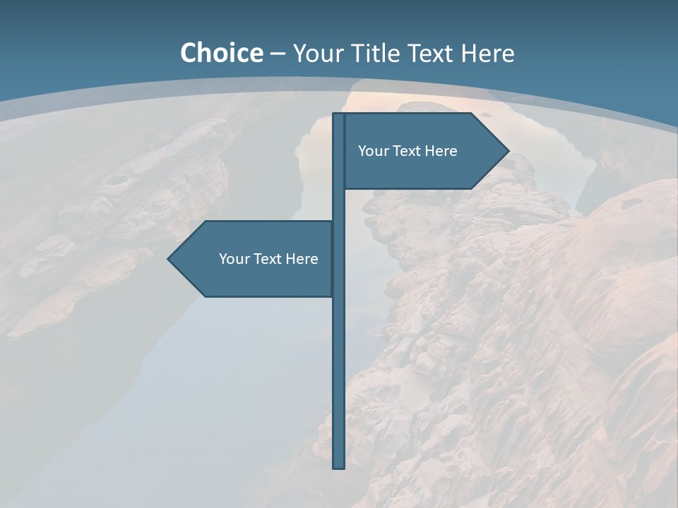 Canal Attraction Mekong PowerPoint Template