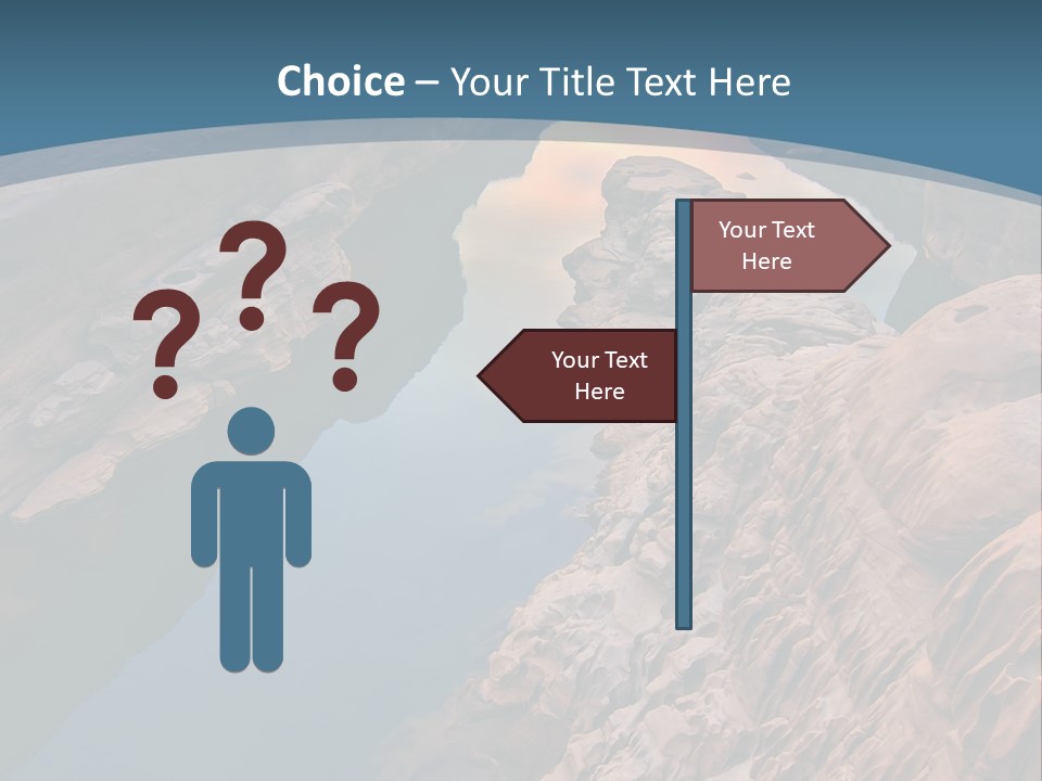 Canal Attraction Mekong PowerPoint Template