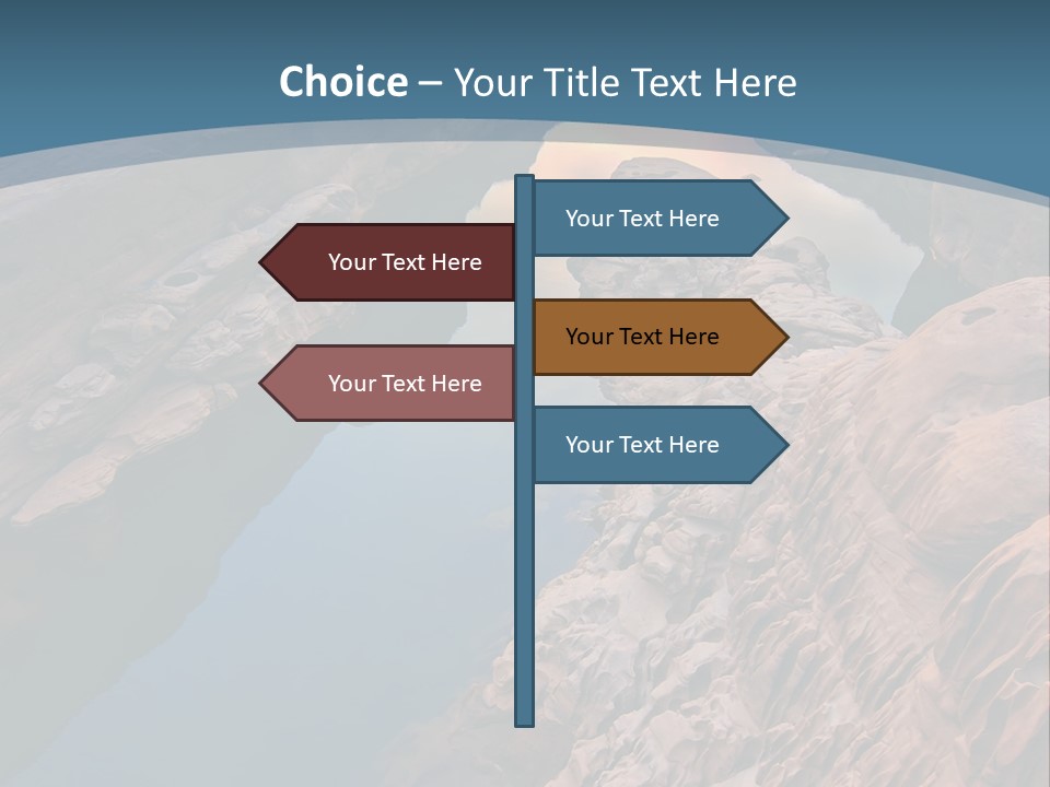 Canal Attraction Mekong PowerPoint Template