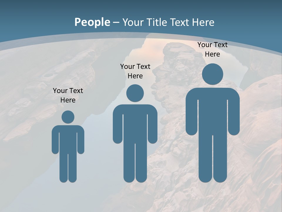 Canal Attraction Mekong PowerPoint Template