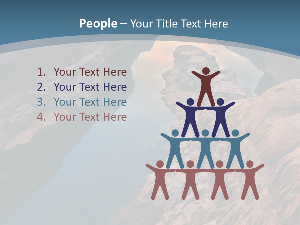 Canal Attraction Mekong PowerPoint Template