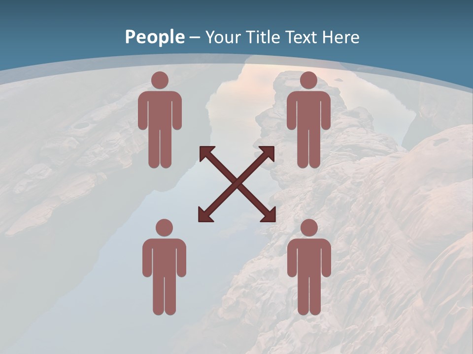 Canal Attraction Mekong PowerPoint Template