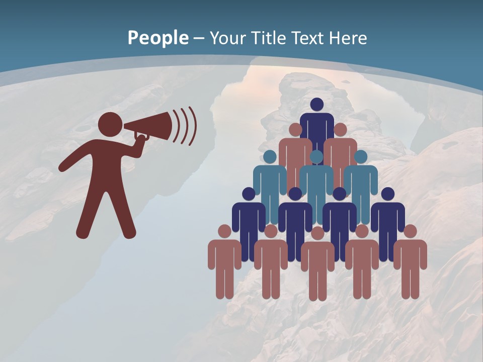 Canal Attraction Mekong PowerPoint Template