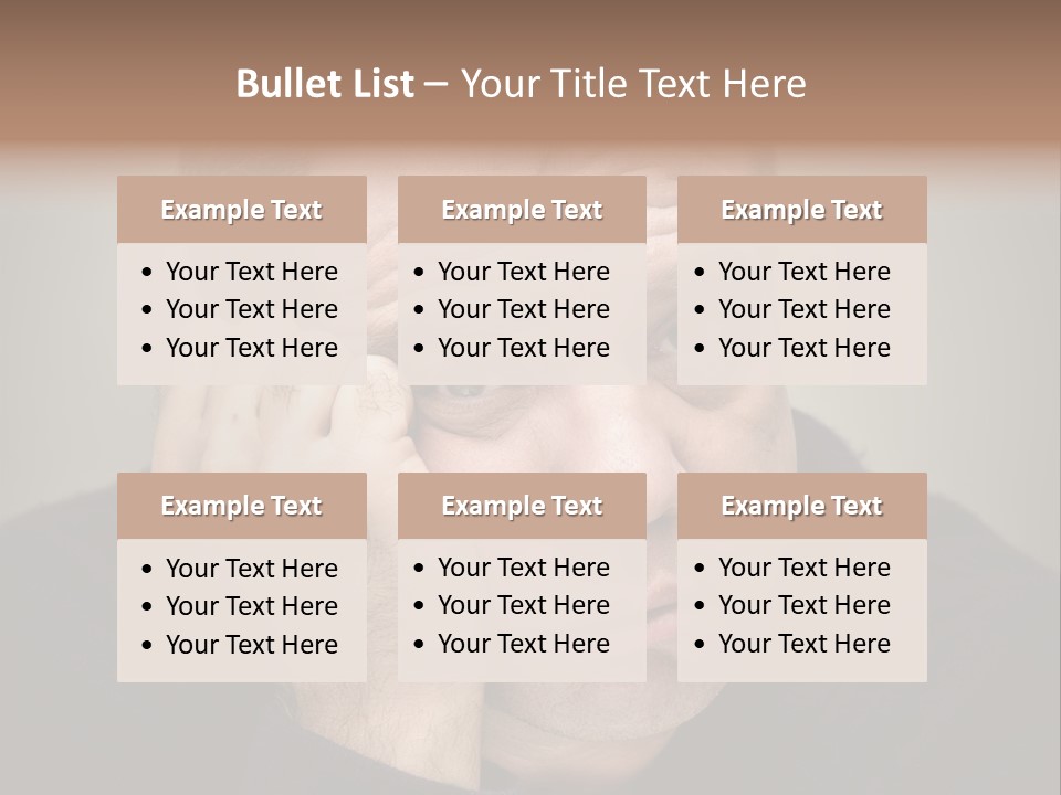 Thinking Fury Despair PowerPoint Template