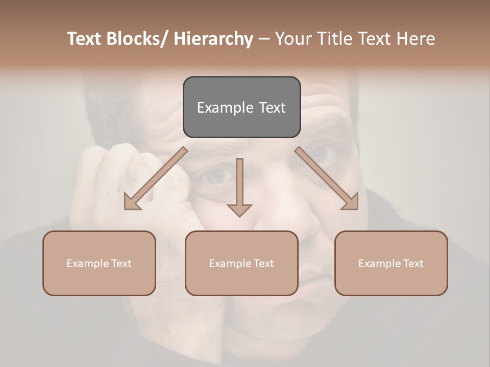 Thinking Fury Despair PowerPoint Template