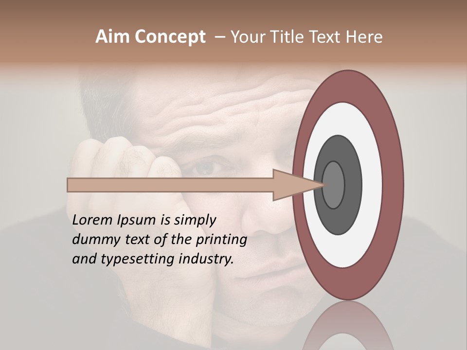 Thinking Fury Despair PowerPoint Template