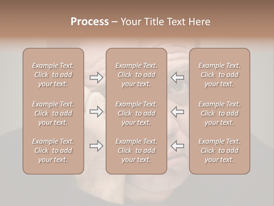 Thinking Fury Despair PowerPoint Template
