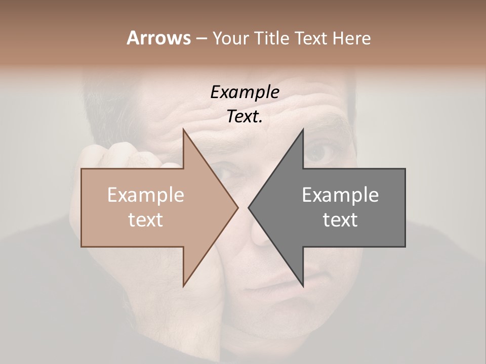 Thinking Fury Despair PowerPoint Template