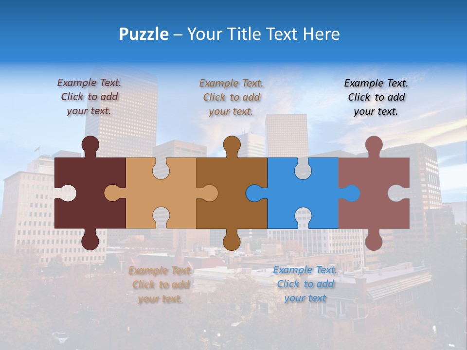 Horizontal Tied Back Hair Graze PowerPoint Template