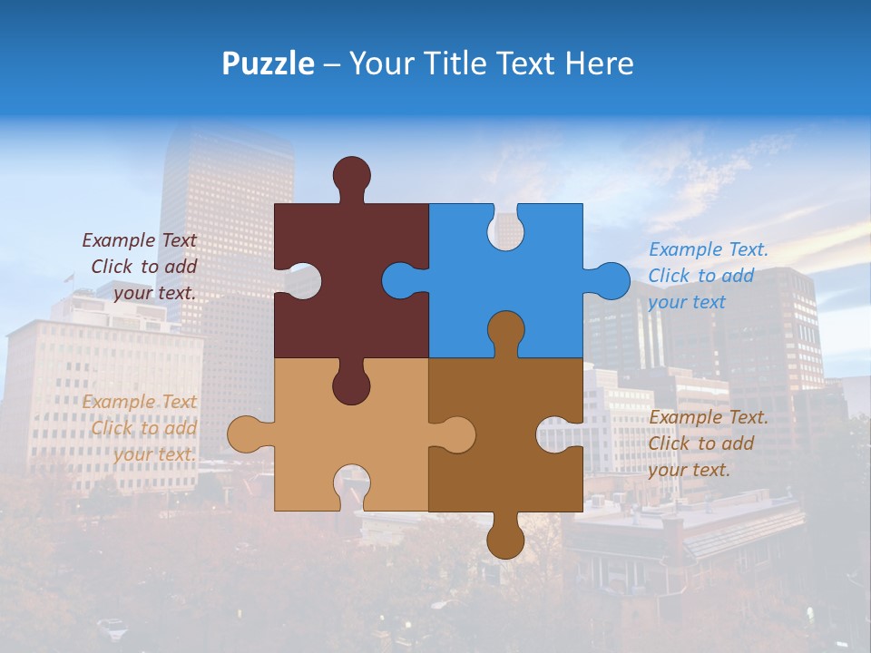 Horizontal Tied Back Hair Graze PowerPoint Template